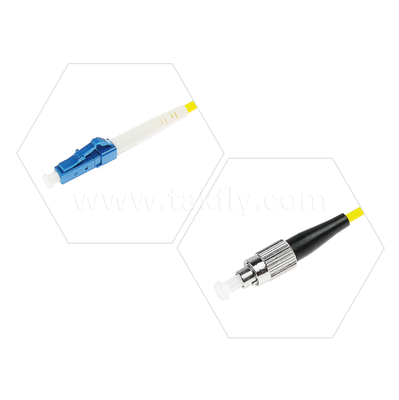 Cordón híbrido de parches de fibra de LC-FC ¢ Simplex/Duplex, de modo único y multimodo, para interconexión flexible de red