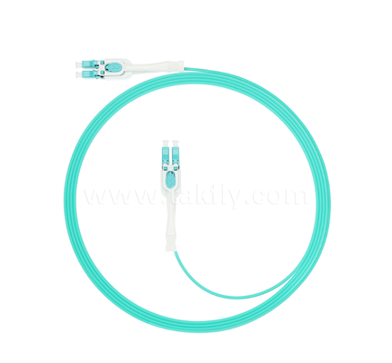 Cable de conexión de fibra óptica LC Push-Pull Uniboot: un tubo de dos núcleos, polaridad intercambiable, para aplicaciones de centro de datos y ensamblaje de alta densidad