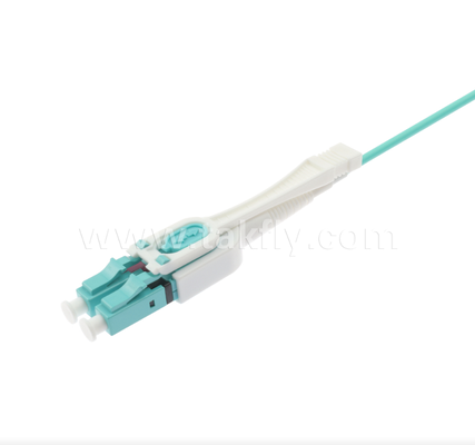 Cable de conexión de fibra óptica LC Push-Pull Uniboot: un tubo de dos núcleos, polaridad intercambiable, para aplicaciones de centro de datos y ensamblaje de alta densidad