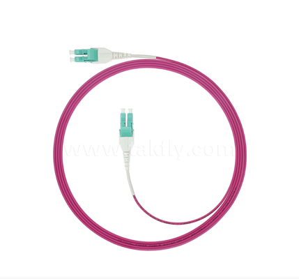 Cordón de parche de fibra óptica de LC Uniboot