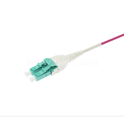 Cordón de parche de fibra óptica de LC Uniboot