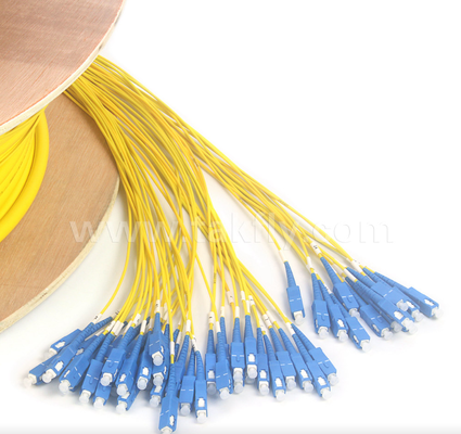 48-Core SC-SC Pre-terminado Breakout Patch Cord ¢ Alta densidad, configuraciones de breakout personalizadas (fibra desnuda / 0.9mm / 2.0mm / 3.0mm), para centros de datos y aplicaciones interiores / exteriores
