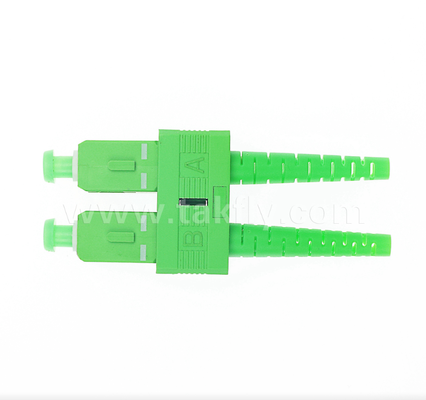 Conector de fibra óptica SC/APC: baja pérdida de inserción, diseño push-pull, compatible con FTTH