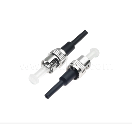 Conector de fibra óptica ST: bloqueo por torsión de bayoneta, baja pérdida de inserción, compatible con multimodo/monomodo