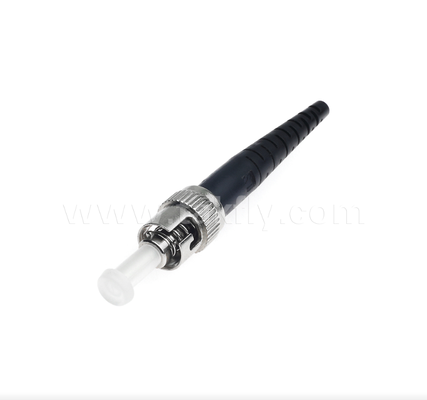 Conector de fibra óptica ST: bloqueo por torsión de bayoneta, baja pérdida de inserción, compatible con multimodo/monomodo