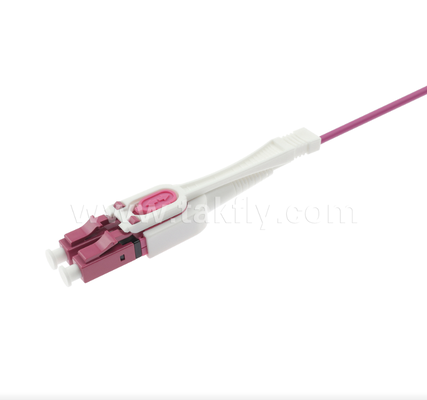 MPO/MTP-LC Uniboot Breakout Patch Cord – Dual LC in One Boot, Polarity Reversible, 50% Space Saving for 100G/400G Networks