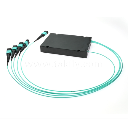 Divisor PLC 1×4 MPO/MTP OM3 – Divisor multifibra de alta densidad para centros de datos