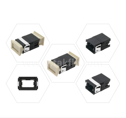 Adaptador de fibra óptica MPO/MTP: baja pérdida de inserción, alineación precisa del pasador guía para redes de alta densidad