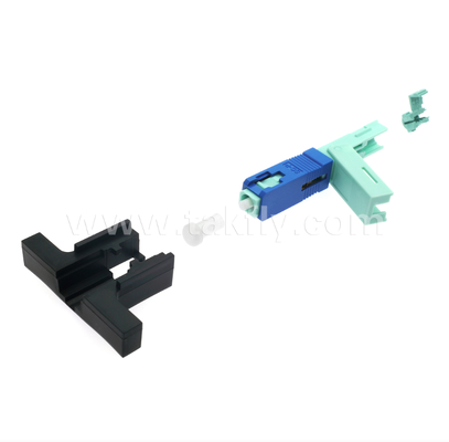 SC/APC Field Installable Fast Connector – Pre-Polished, No Epoxy, 2-Minute FTTH Termination for Drop Cables