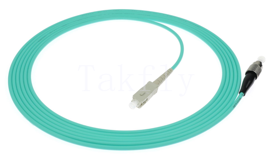 El cable de parche de fibra óptica SC a FC Hybrid Interconnect, de modo único/multimodo, longitud personalizable