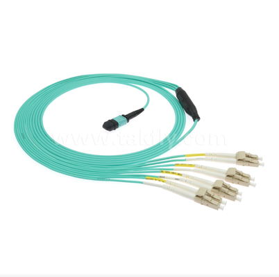 MPO/MTP-LC Breakout Patch Cord. Solución de cableado de fibra óptica multi-núcleo de alta densidad