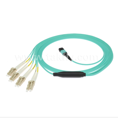 MPO/MTP-LC Breakout Patch Cord. Solución de cableado de fibra óptica multi-núcleo de alta densidad