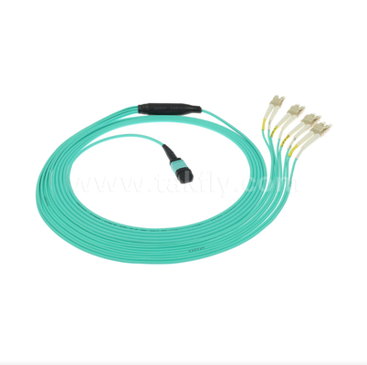 MPO/MTP-LC Breakout Patch Cord. Solución de cableado de fibra óptica multi-núcleo de alta densidad