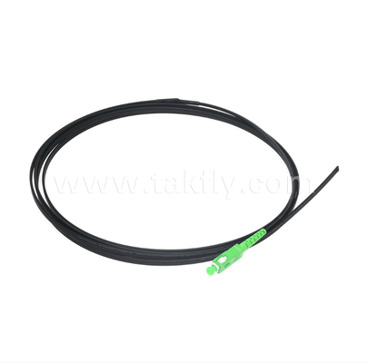 Coleta FTTH SC/APC para Exterior, Simplex, Pré-conectada, Design Antivibração para Implantação Rápida em Campo