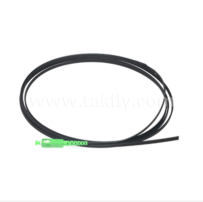 Coleta FTTH SC/APC para Exterior, Simplex, Pré-conectada, Design Antivibração para Implantação Rápida em Campo