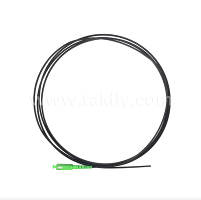 Coleta FTTH SC/APC para Exterior, Simplex, Pré-conectada, Design Antivibração para Implantação Rápida em Campo