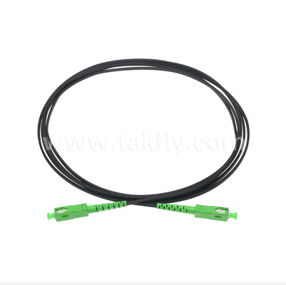SC/APC a SC/APC FTTH Indoor Flat Drop Patch Chord -Simplex, pre-terminado, antivibración para una rápida implementación en el edificio
