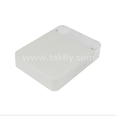 TKS-1806-02W Salida de Pared de Fibra Óptica FTTH – Caja de Terminación Interior Compacta para Instalaciones del Cliente