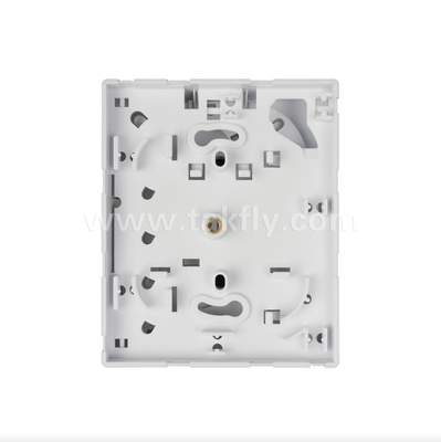 Caja de terminación de fibra FTTH TKS-1806-04D Mesa/montaje en pared, 4-puerto, interior, soporta empalme de fusión y gestión de cables
