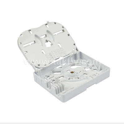 TKS-1806-02E Caja de montaje en la pared de 2 puertos Protección mecánica y gestión de fibra para FTTH