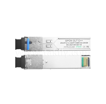 Transceptor SFP GPON OLT GP4321-3SCDC2x Clase C++ – 2.5G/1.25G, DFB de 1490nm, APD-TIA de 1310nm, SC/UPC, Presupuesto de enlace de 32dB+
