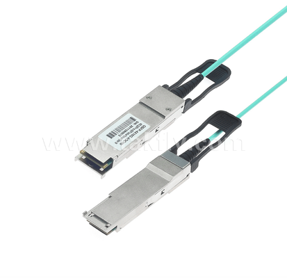 40G QSFP+ to 4x10G SFP+ Active Optical Cable – Breakout, 4-Channel Full-Duplex, VCSEL, Hot-Pluggable