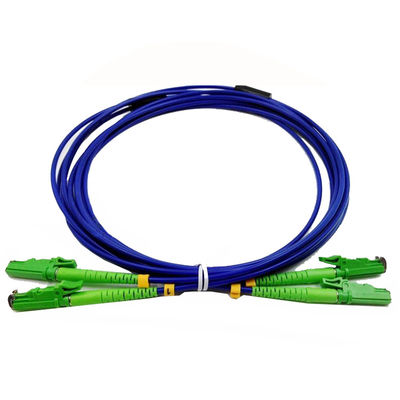 PVC acorazado 2.0m m del cordón de remiendo de la fibra óptica del cable SM G652D 1310nm de la fibra de E2K APC