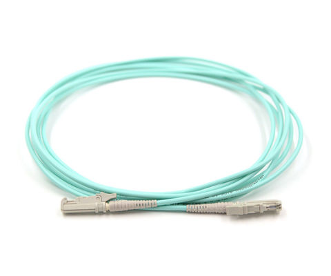 E2K al cordón del cable 850nm Aqua Fiber Optic Cable Patch de la fibra de E2K milímetro
