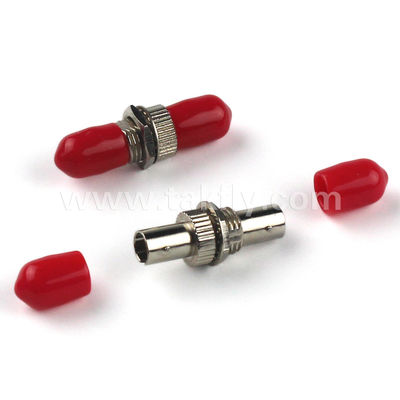 Adaptador de metal de modo único Simplex ST para conexiones sin costuras de fibra