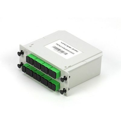 Tipo divisor del casete de 1*16 SC/APC SM G657A1 LGX del PLC de la fibra óptica en red