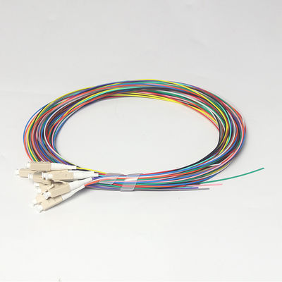 Coleta LC UPC 50/125 con varios modos de funcionamiento de la fibra óptica del color de OM3 LSZH 12