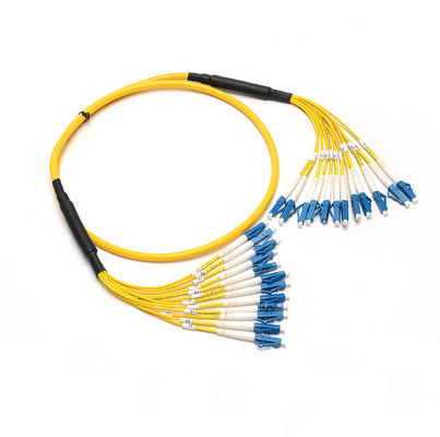 Cable de la fibra del desbloqueo de los corazones de Patchcord 12 de la fibra óptica de LC-LC/de SC-SC SM milímetro