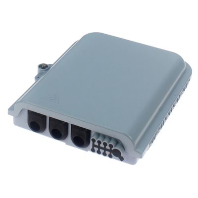Caja al aire libre de la terminación de la distribución de la fibra óptica de los puertos de FTTH 8 con la coleta y el adaptador de SC/PC