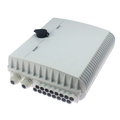 Caja de distribución al aire libre de la fibra óptica de 16 de FTTH de la fibra óptica de la terminación de la caja 16 ABS portuarios de la base