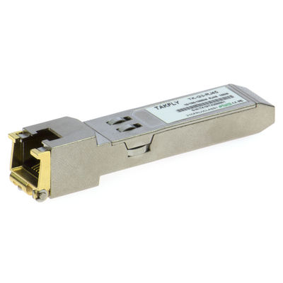 módulo del transmisor-receptor de Ethernet del gigabit 10GBASE-T del cobre RJ45 CAT5E CAT6 el 100m del 10/100/1000M SFP