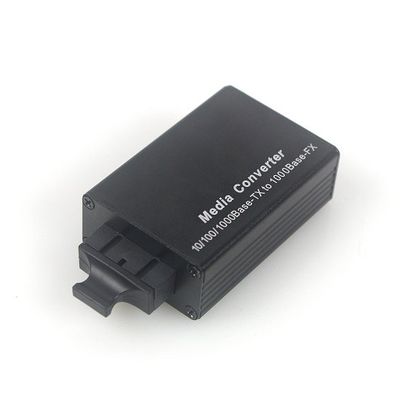 Fibra de Mini Size el 10/100/1000M SM Dual Single Mode al convertidor de Ethernet