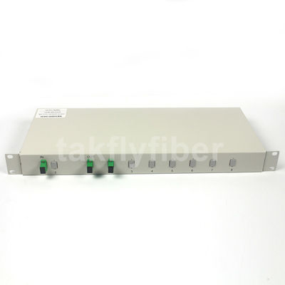 Modo G657A SCAPC del divisor del PLC del soporte de estante de GPON 2x32 solo para FTTX CATV