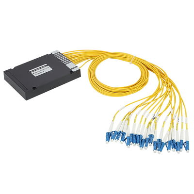 la fibra óptica de 1270nm 1610nm 18 ABS de los canales CWDM DWDM Mux Demux encajona SC APC de 2.0m m 3.0m m