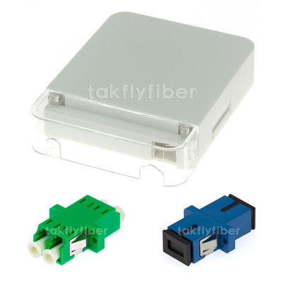 Caja de distribución de la fibra de la caja de la terminación de la fibra óptica del puerto 115x86x23m m de FTTH 1