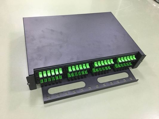 El panel de remiendo de la fibra óptica del SM milímetro 2U 192 LC portuario al módulo de MPO LGX