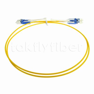 Uniboot Duplex Fibra Óptica Patchcord de 2.0 mm de diámetro con fibra G657A1 y conector LC para PC de chaqueta LSZH