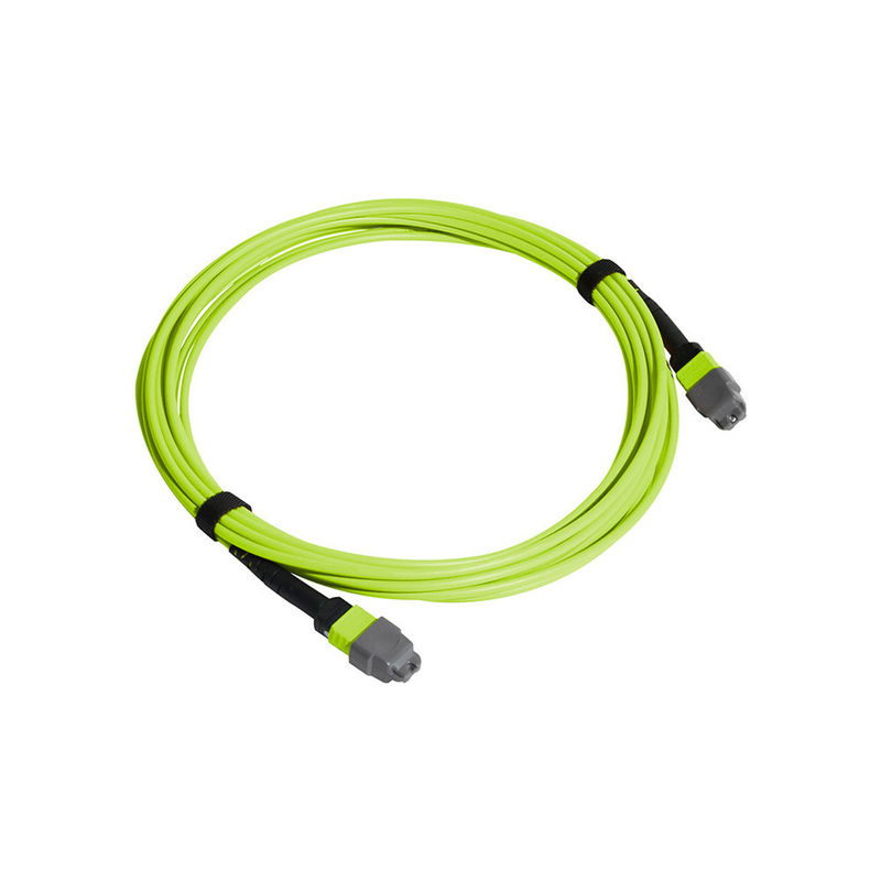 Módulo Multi 24-Fibra de cal verde MPO MTP Cable de fibra óptica 20m longitud rango de temperatura óptimo