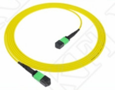 2m 7ft MTP Cordón de parche Pleno OFNP MPO Cordón de parche Cable 3.0mm MTP 12F APC Elite femenino