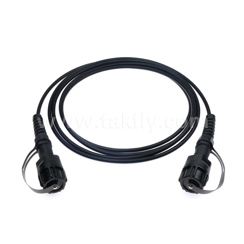 SM/MM MPO cordón de parche MTP cable de tronco ODVA-MPO/MTP saltador impermeable para el centro de datos FTTX