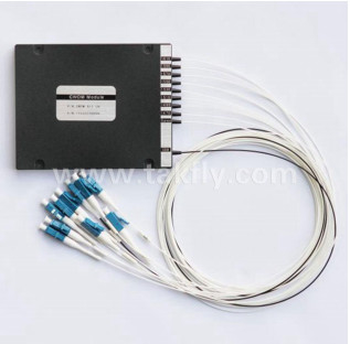 1%TAP 8+1CH CWDM Mux Demux ABS Box 2.0mm 3.0mm LC Conector APC