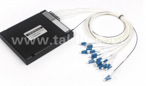 16 CH CWDM Mux Demux ABS Box 2.0mm 3.0mm LC Conector de APC