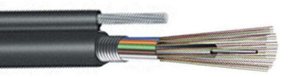 2-144F Cables de fibra óptica GYFTC8S para aplicaciones al aire libre en fibra G652D