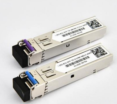 1.25Gbps Transceptor bidireccional SFP LC Puerto de fibra LC 40KM alcance Tx1310nm/Rx1490nm