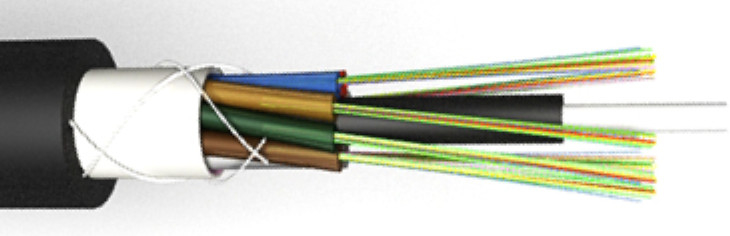 8.6MM GYFTY 2-30 núcleos Cables de fibra óptica al aire libre con cinta de bloqueo de agua