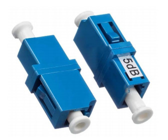 Atenuador de fibra óptica de fibra óptica fija de metal LC/UPC para atenuación de señal